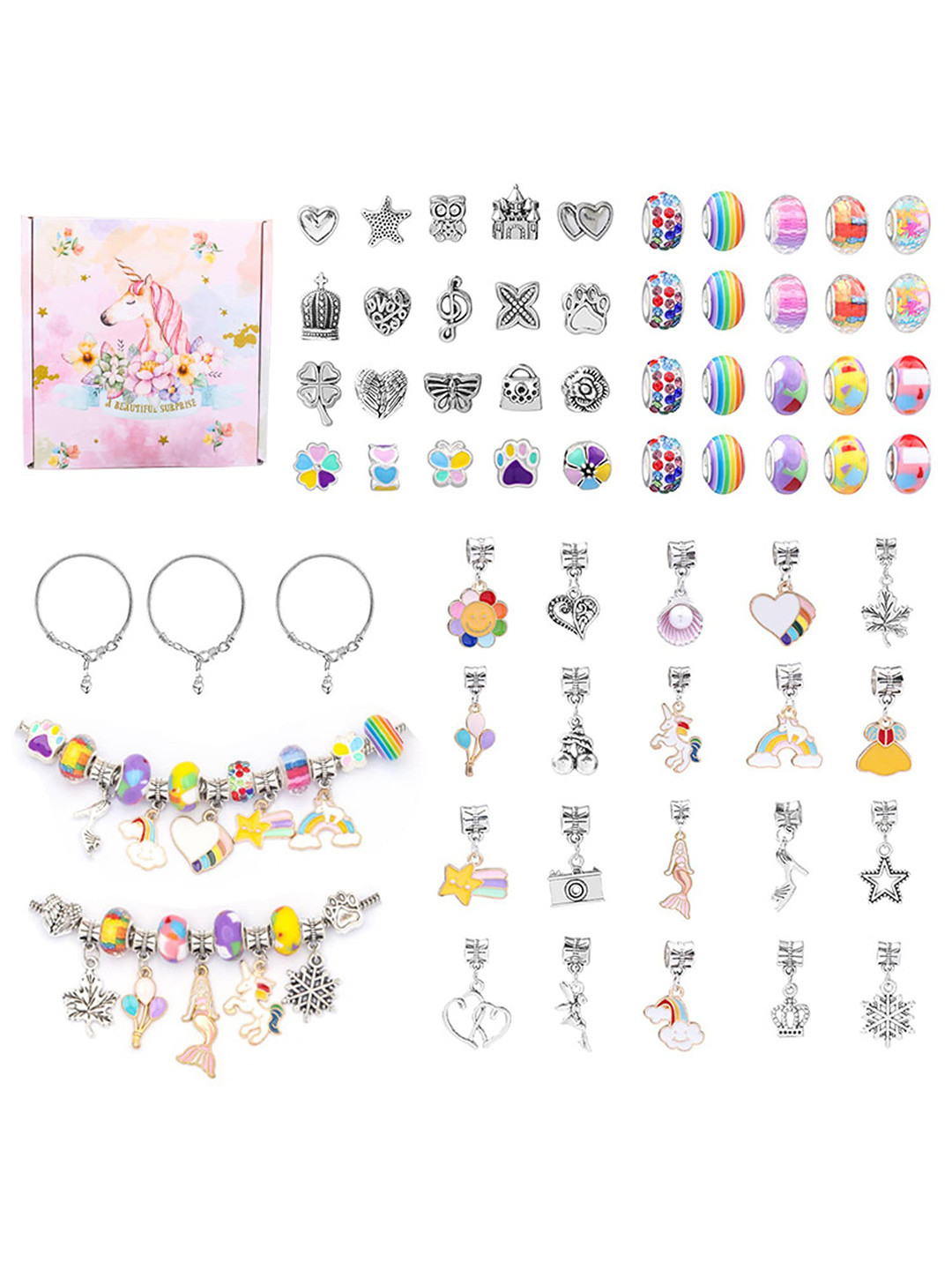 Melbees by Yellow Chimes Girls DIY Charm Bracelet making kit