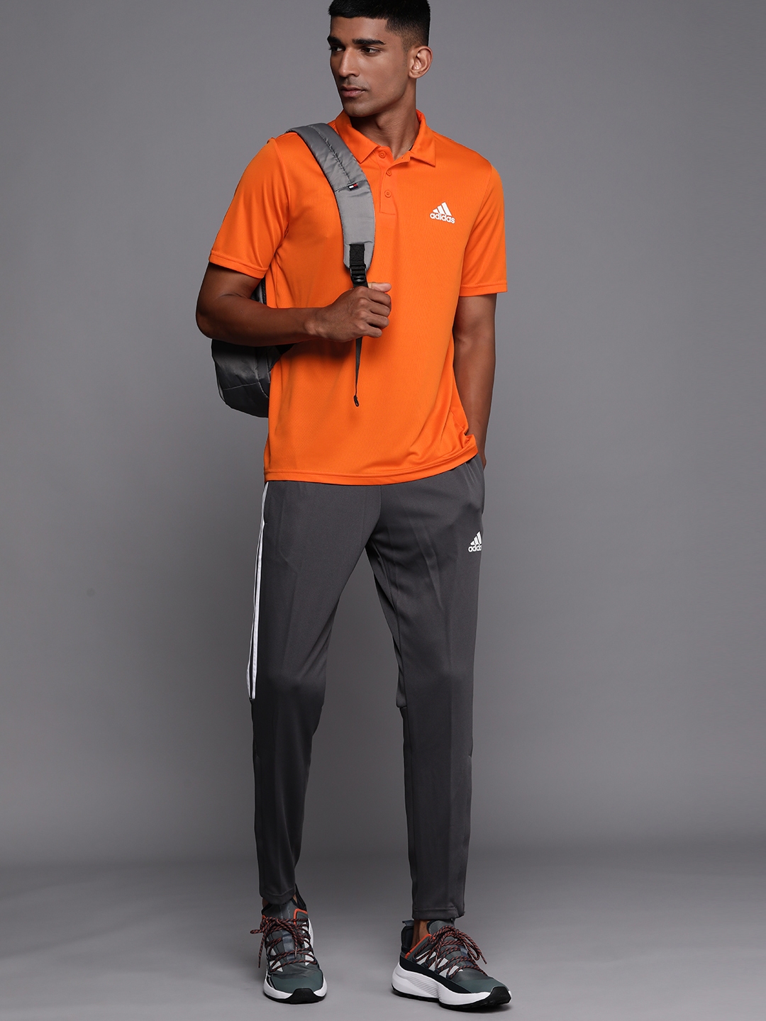 Buy ADIDAS Men Orange Polo Collar T shirt Tshirts for Men 21496802 Myntra