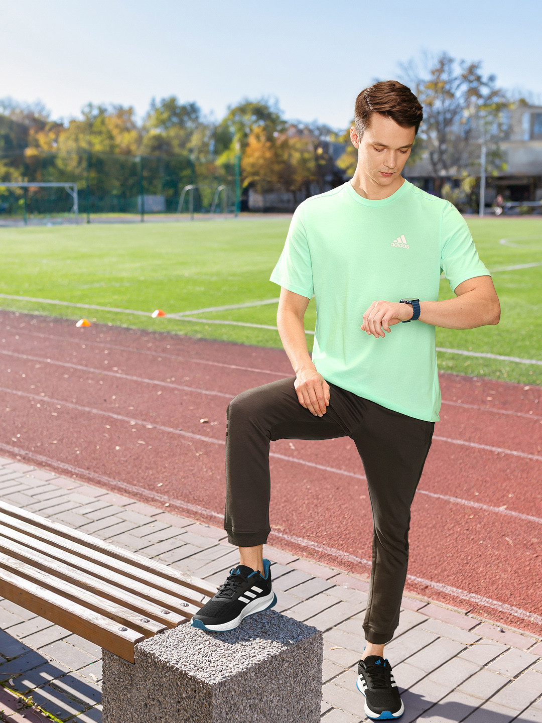 ADIDAS Solid  Freelift T-Shirt