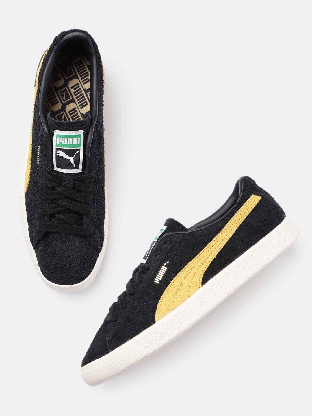Buy Puma Men Solid Vintage Hairy Suede Regular Sneakers Casual Shoes for Men 21497638 Myntra