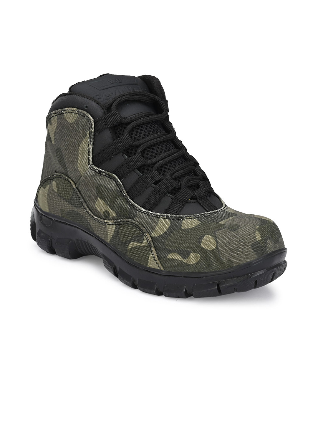 Eego Italy Men Leather Trekking Non-Marking Shoes