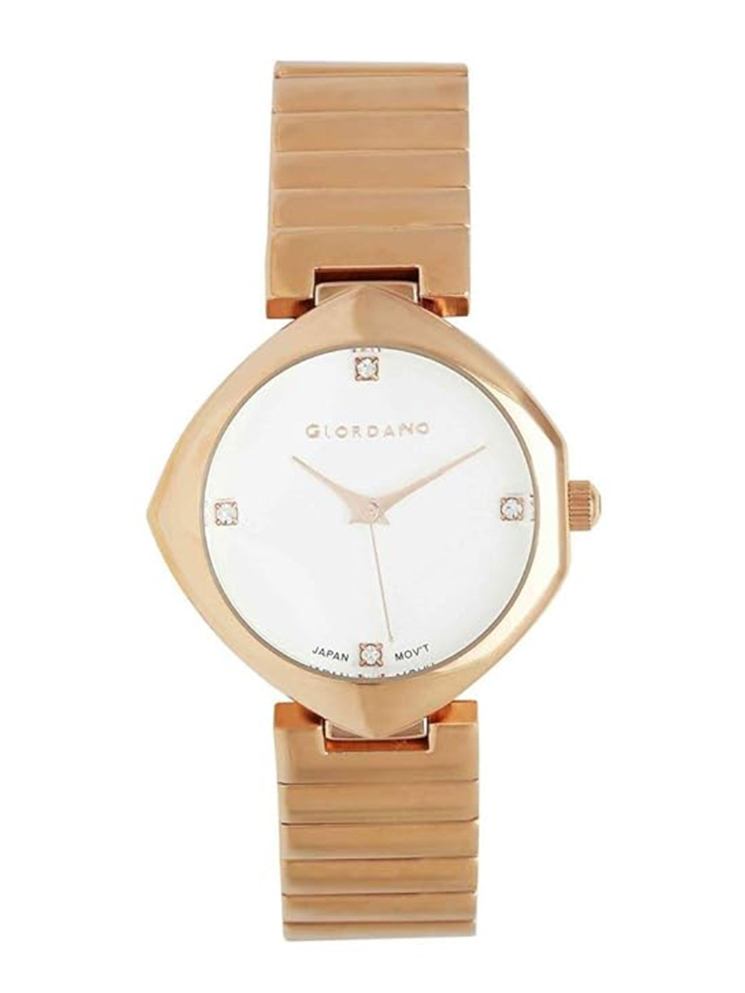 GIORDANO Women Rose Gold-Plated Bracelet Style Straps Analogue Watch GD-2100-11