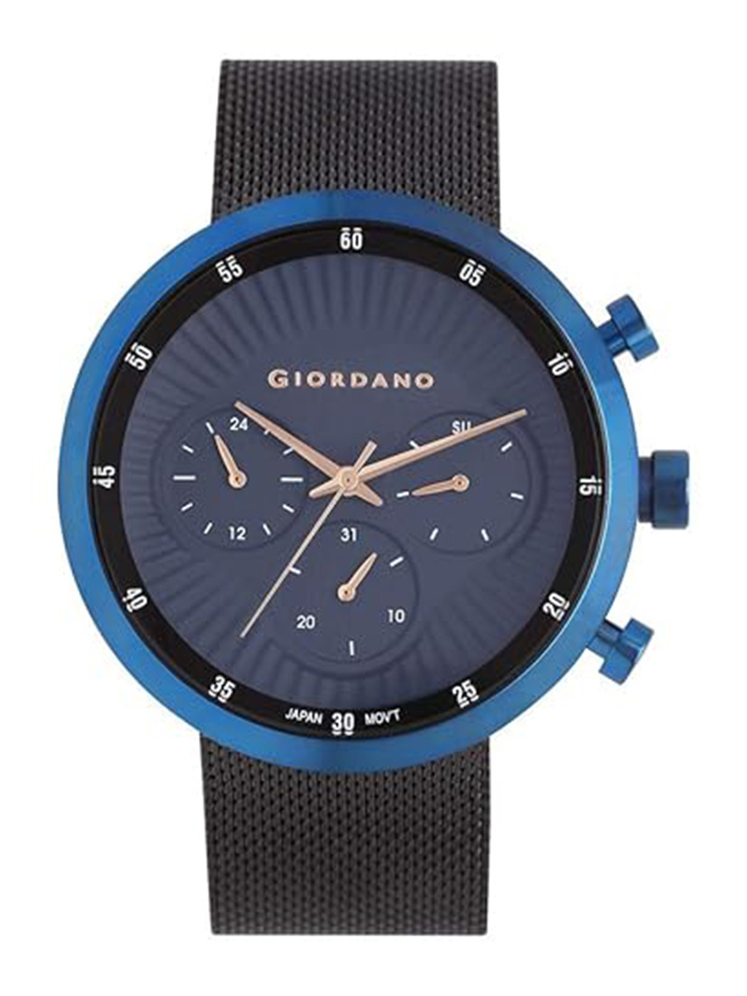 GIORDANO Men Dial & Bracelet Style Straps Analogue Watch GD-1066-22