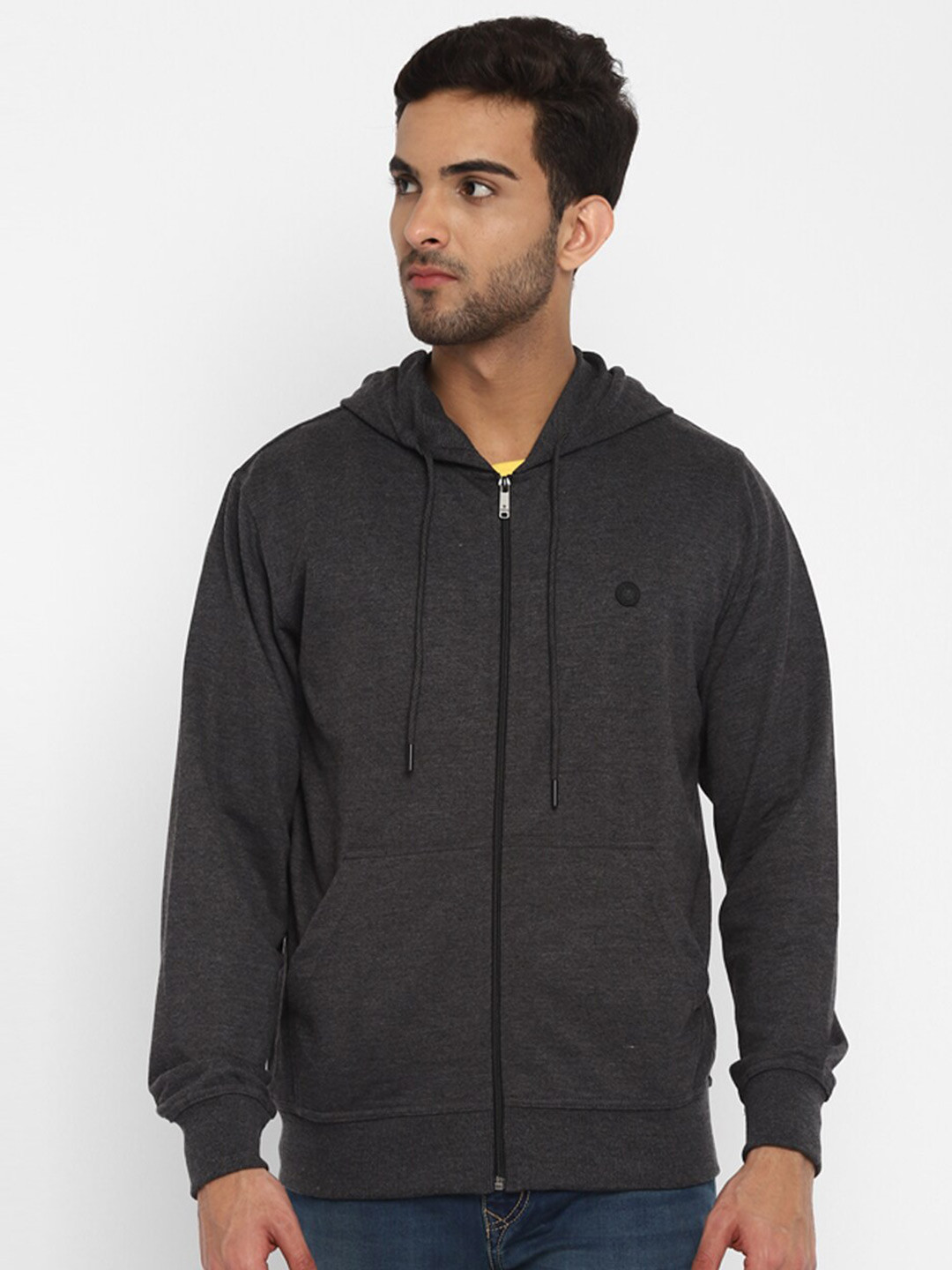 Turtle Men Charcoal Hooded Sweatshirt