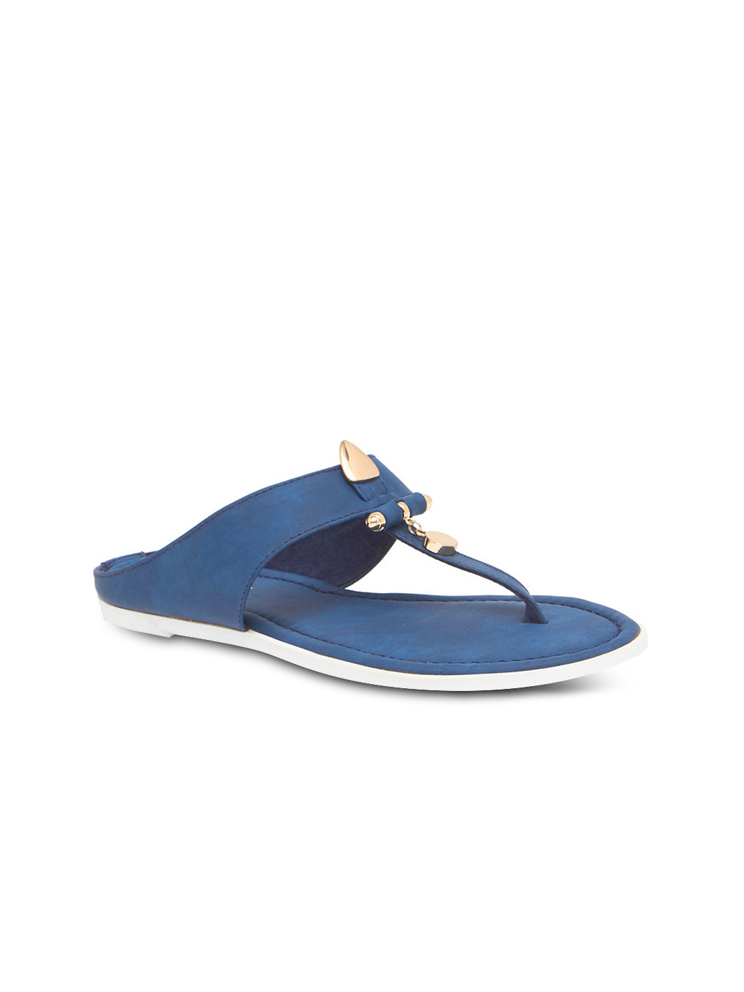 Wet Blue Women Blue Solid Flats