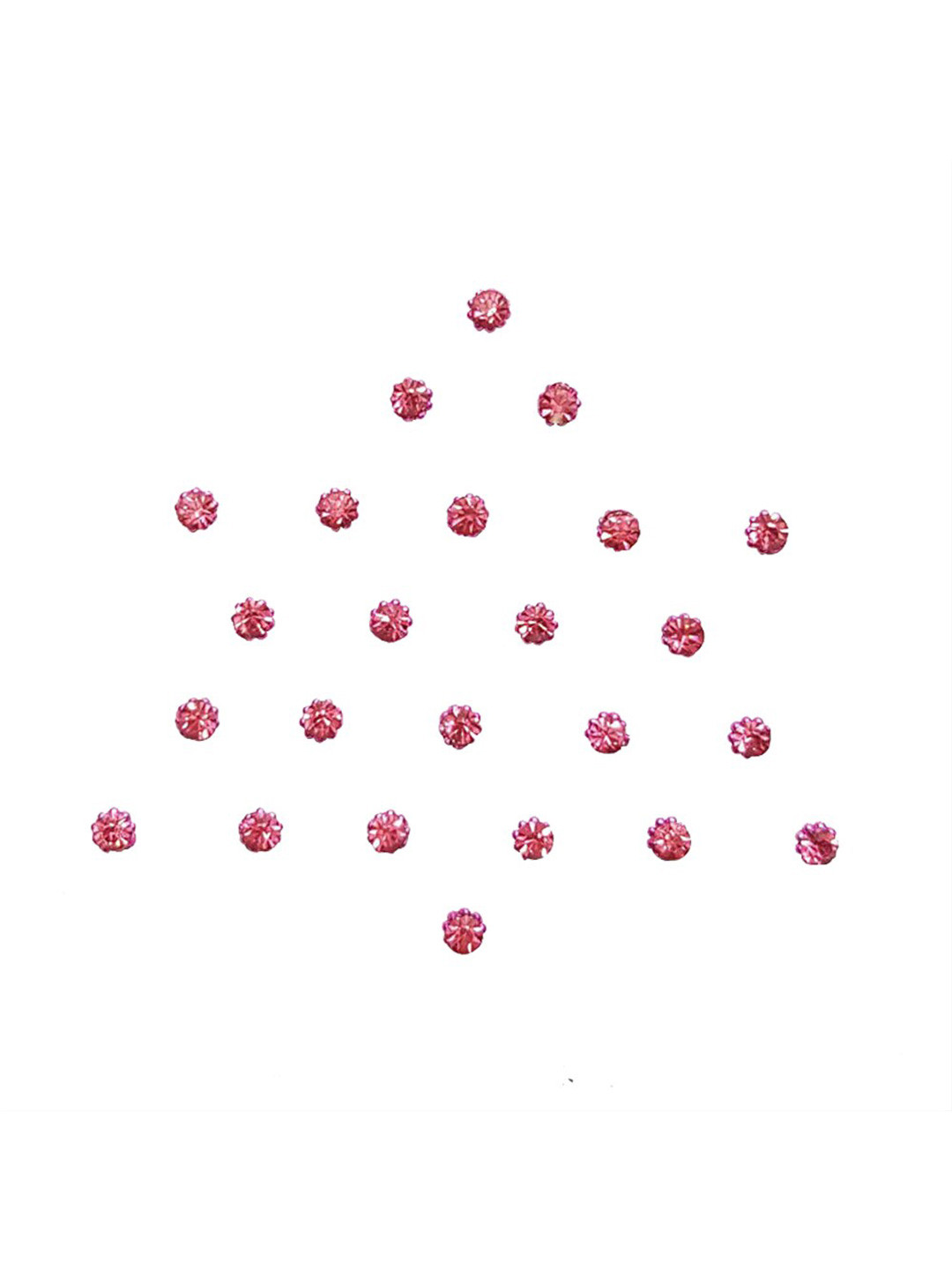 Comet Busters 24 Pcs Circular Reusable Bindi - Pink