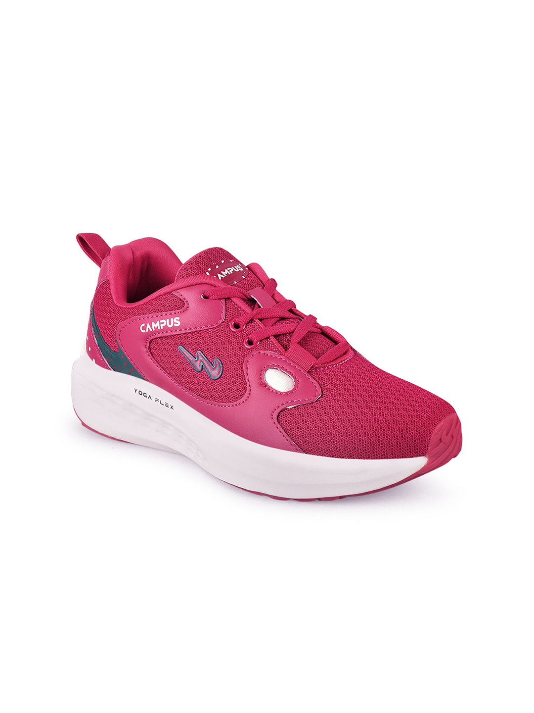 Campus Women CAMP-GLITTER Mesh Running Sports Shoes