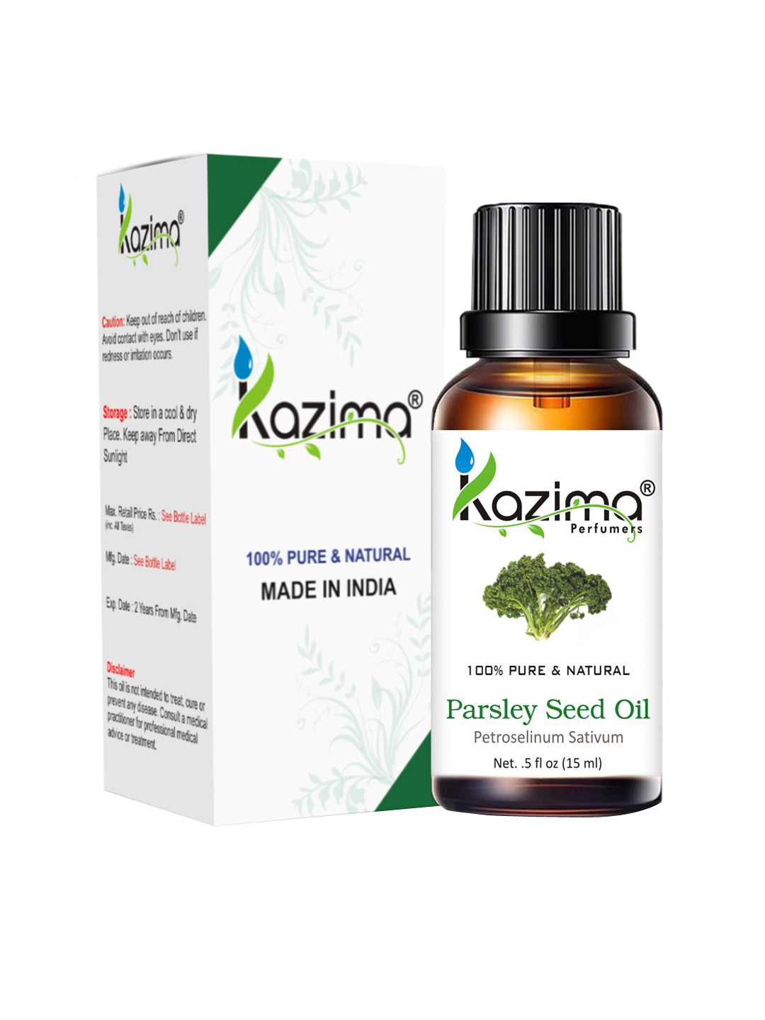 KAZIMA Parsley Seed Essential Oil - 15ml