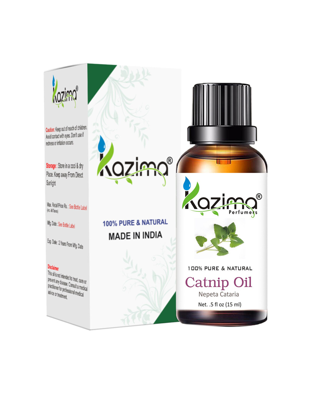 KAZIMA Pure & Natural Catnip Essential Oil - 15ml