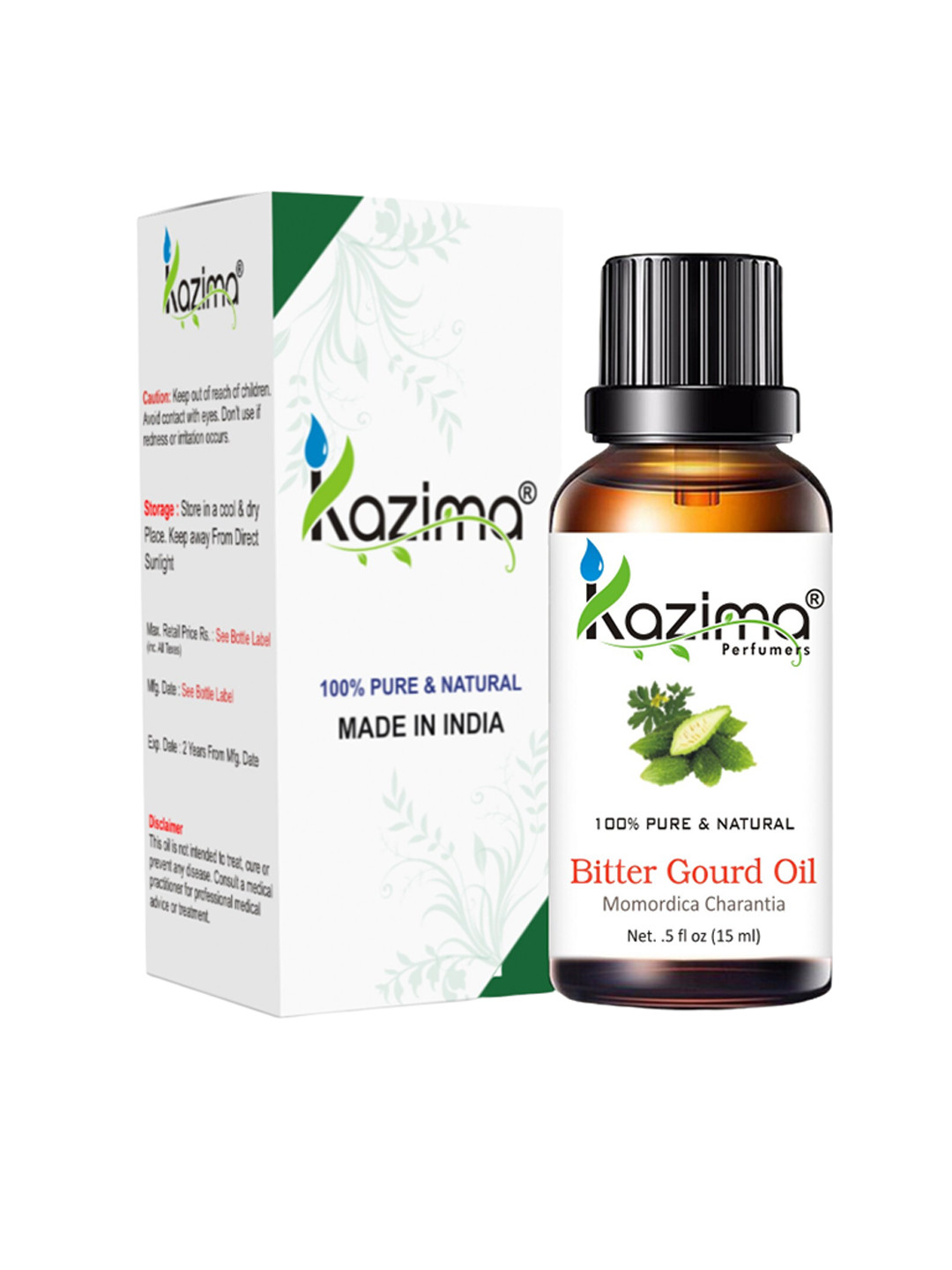 KAZIMA Pure Natural Bitter Gourd Carrier Oil - 15 ml