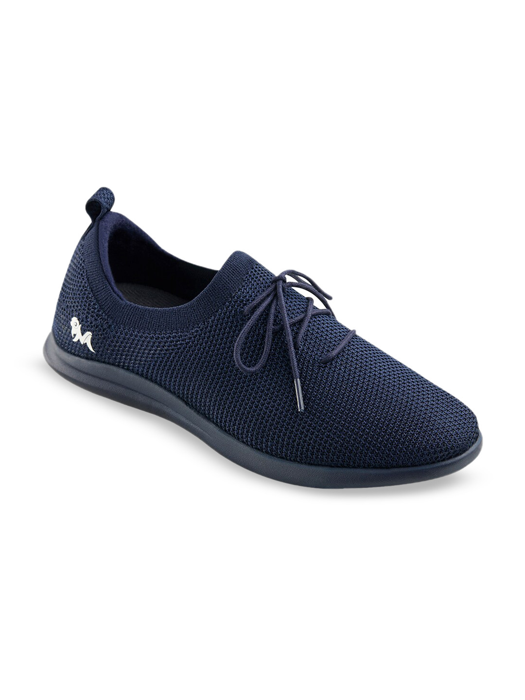 NEEMANS Unisex Navy Blue Woven Design Sneakers