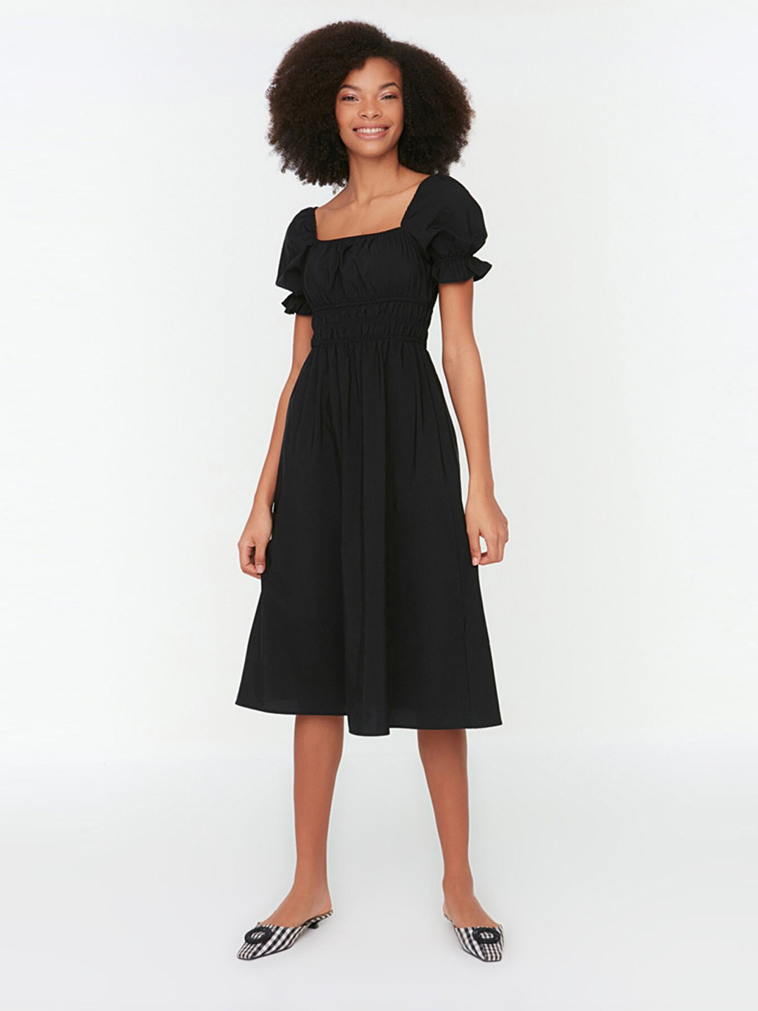 Trendyol Square Neck Dress