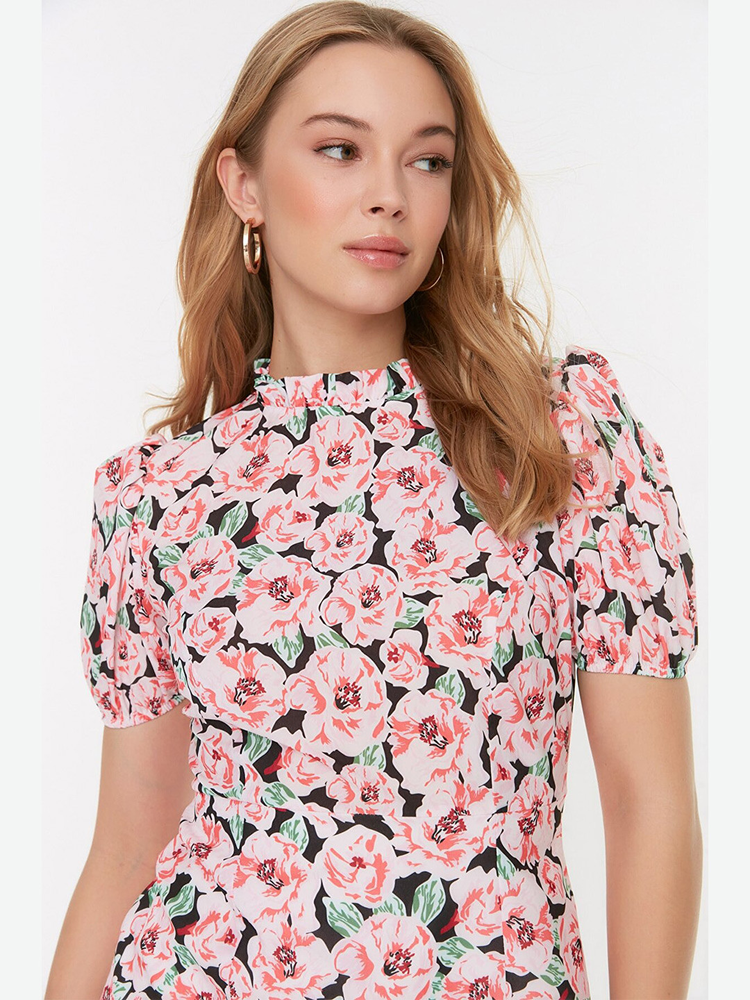 Trendyol Floral Mini Fit & Flare Dress