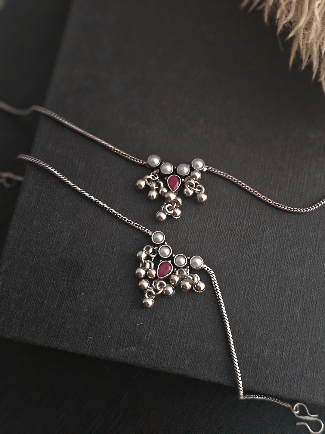 Binnis Wardrobe Silver-Plated Anklets
