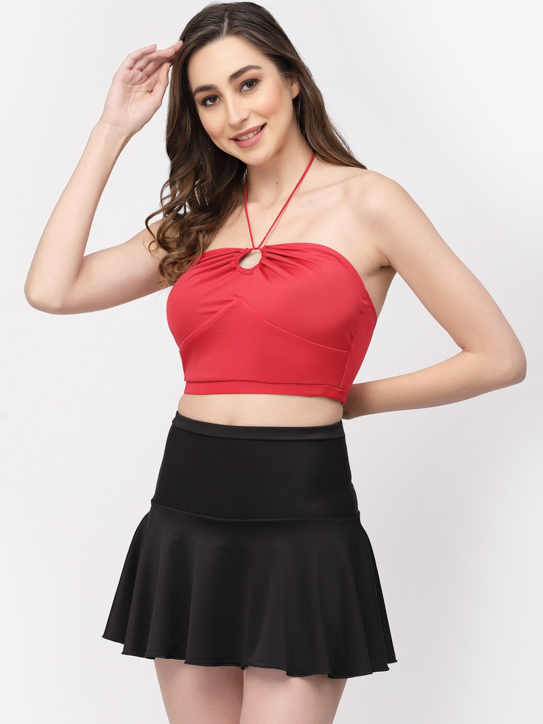 CUKOO Women Two piece Skirtini Swim Set