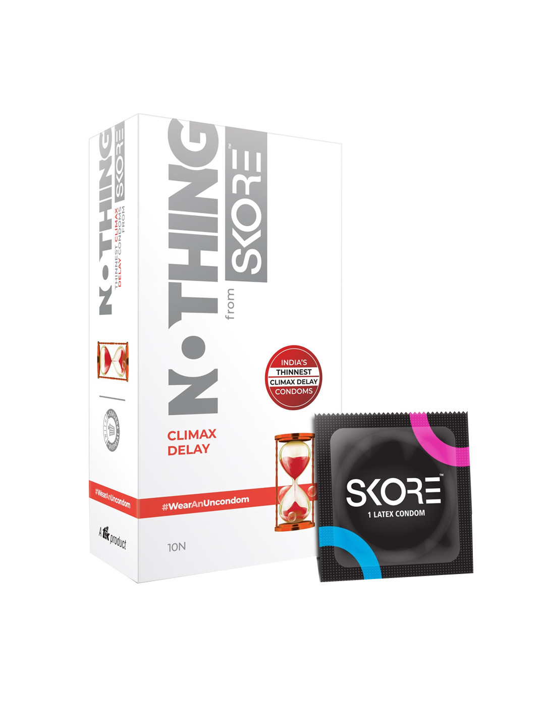 SKORE Set Of 3 Nothing With 1500 Plus Dots Condoms - 10 Pieces Each