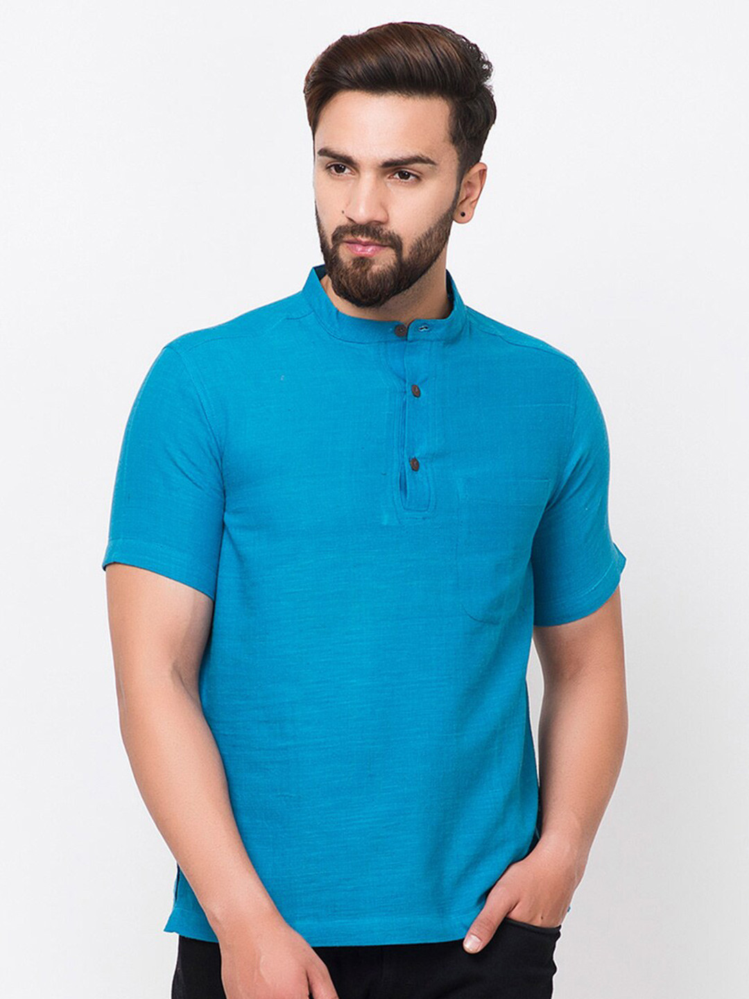 Fabindia Men Formal Cotton Shirt