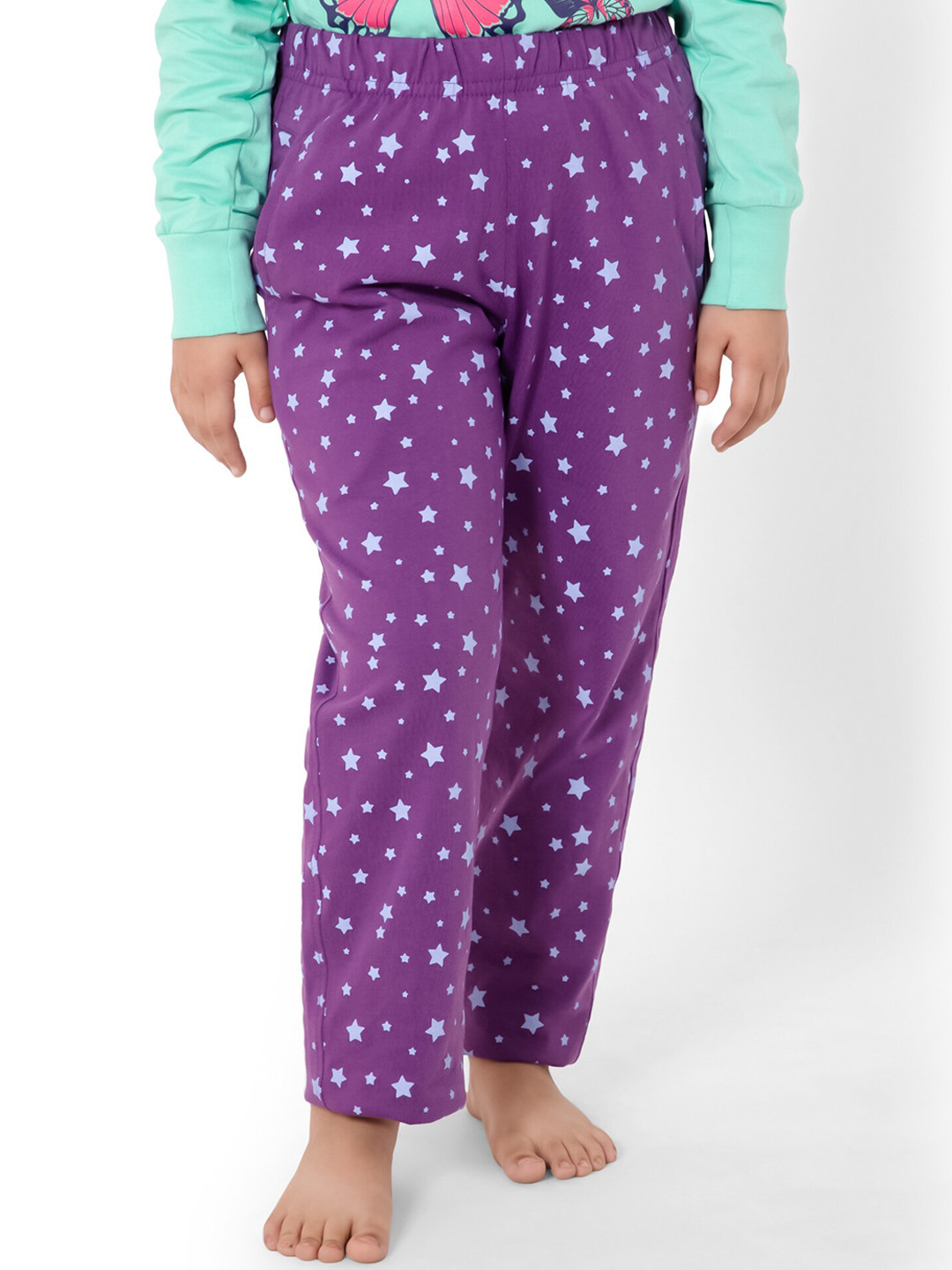 Bodycare Kids Girls Printed Cotton Lounge Pants