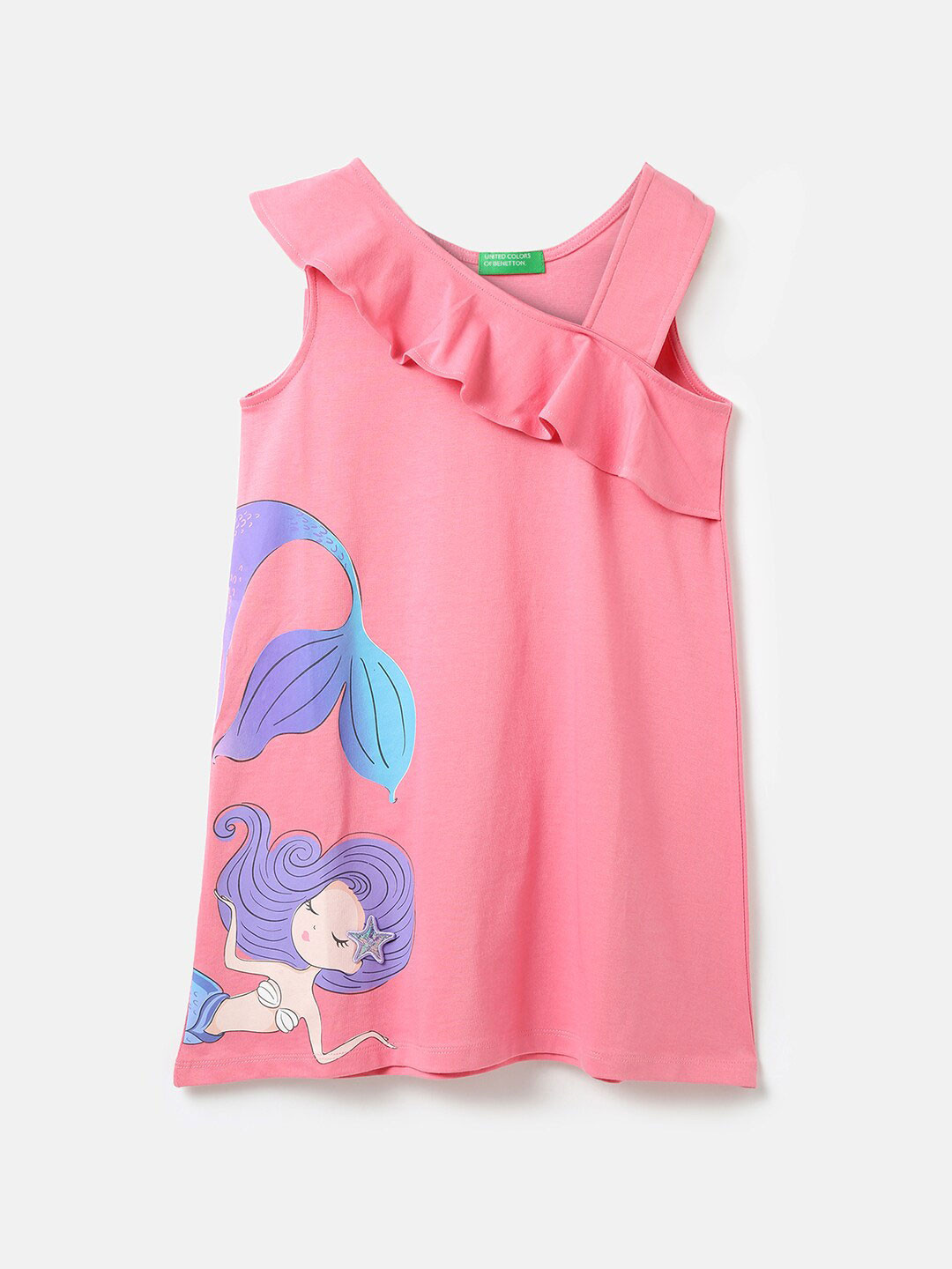 United Colors of Benetton A-Line Sleeveless Cotton Dress