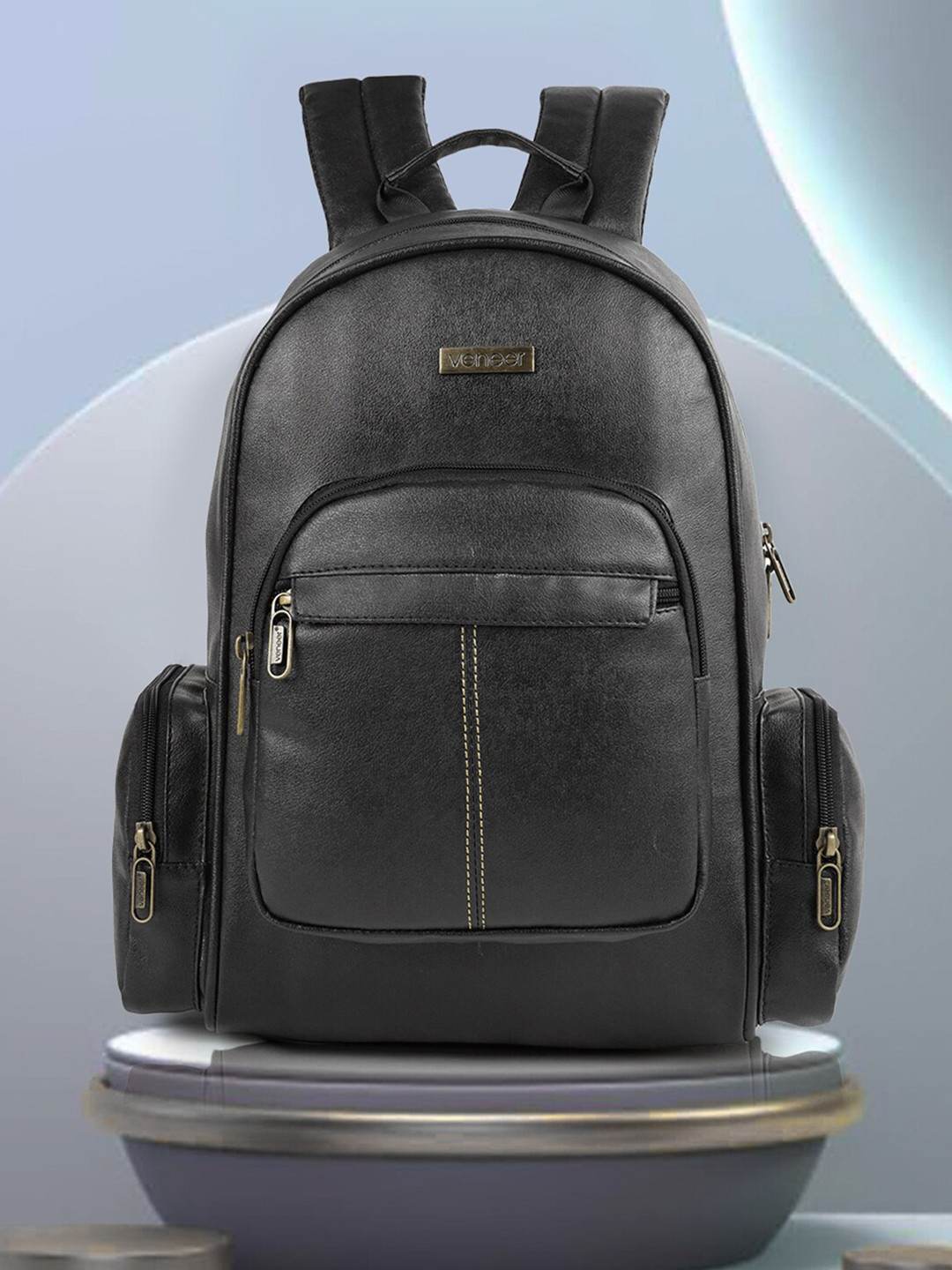 Veneer Unisex Backpack with Compression Straps