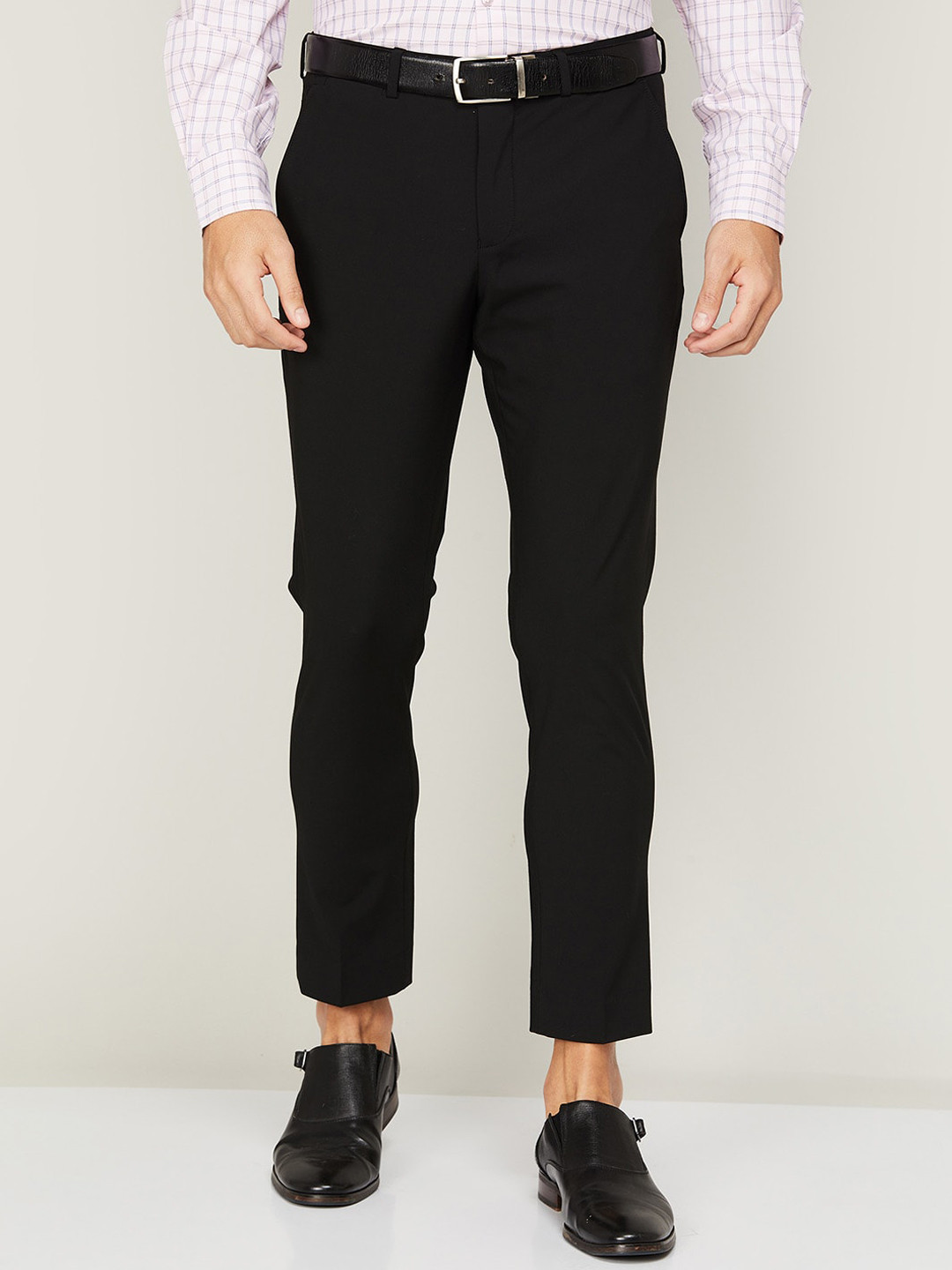 CODE by Lifestyle Men Slim Fit Easy Wash Trousers