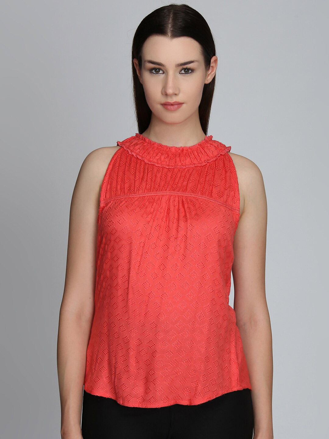 DODO & MOA Coral Halter Neck Top