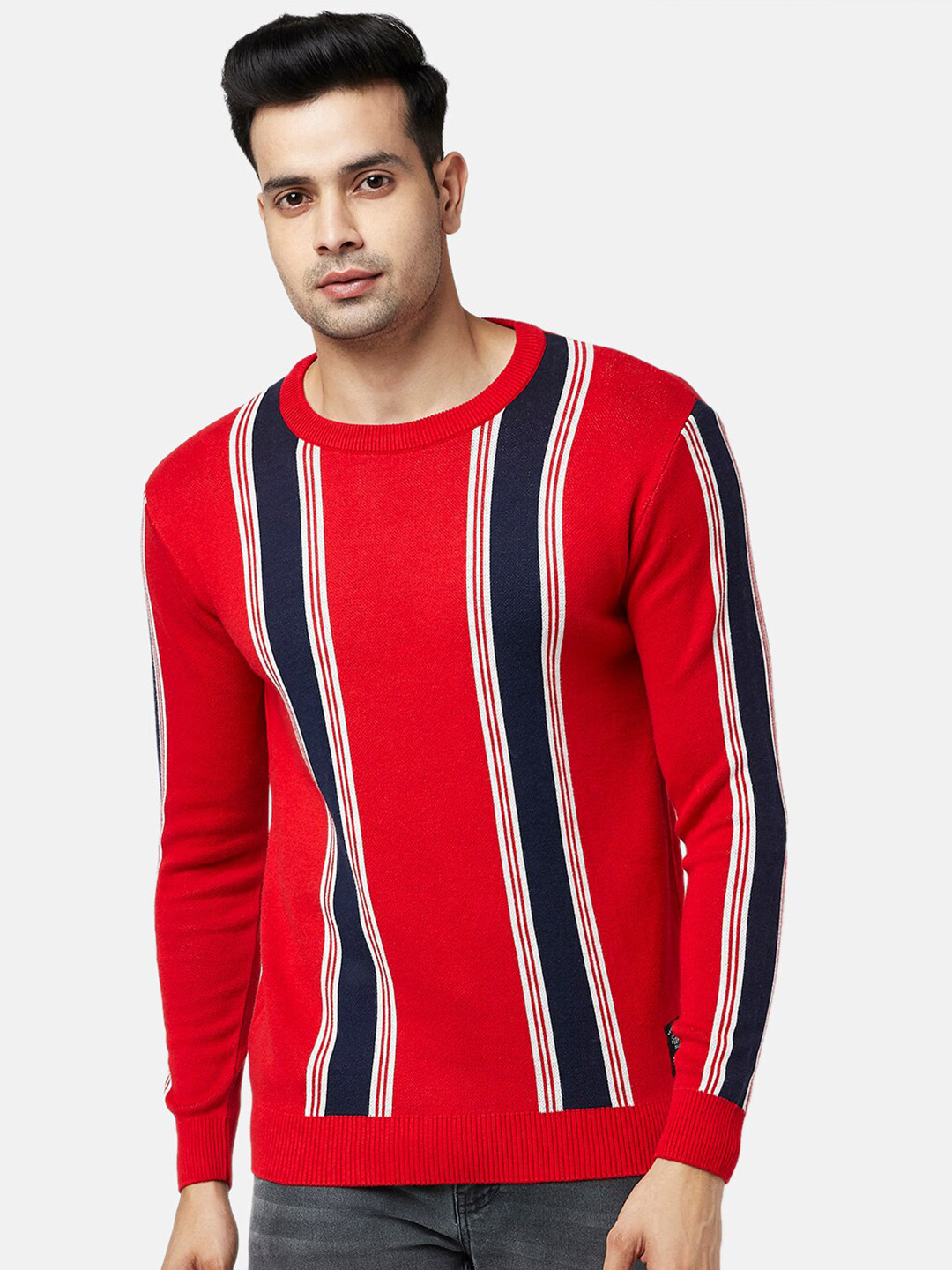 People Men Red Long Sleeves SMU
