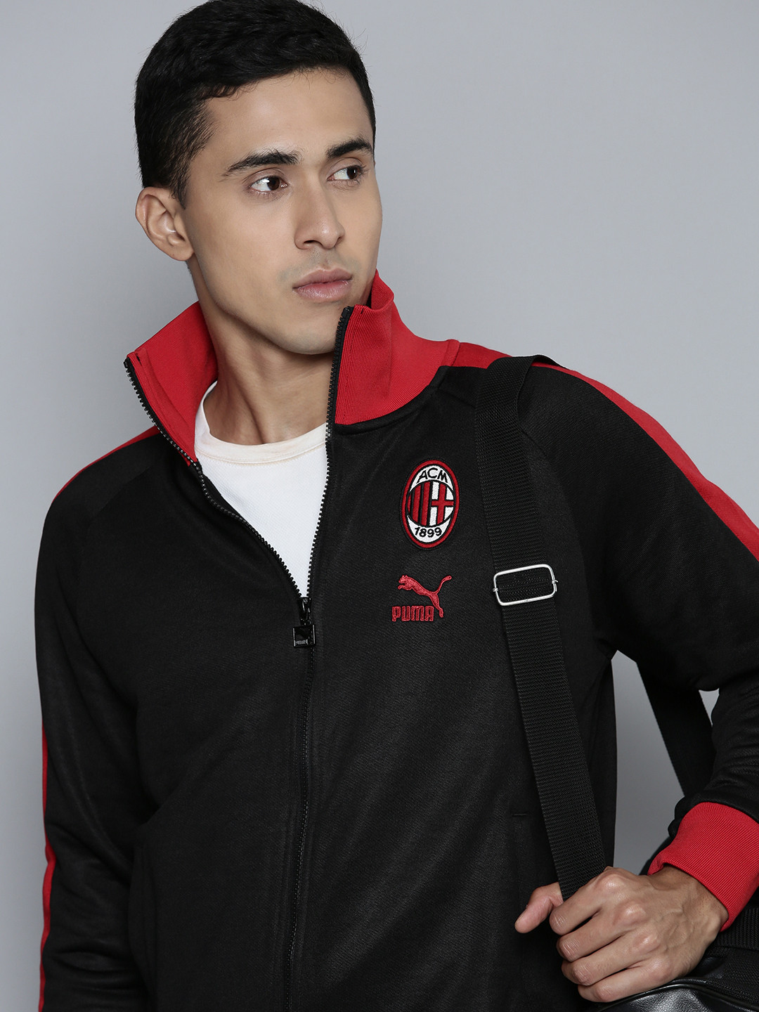Puma Colourblocked A.C Milan FtblHeritage T7 Track Bomber Jacket