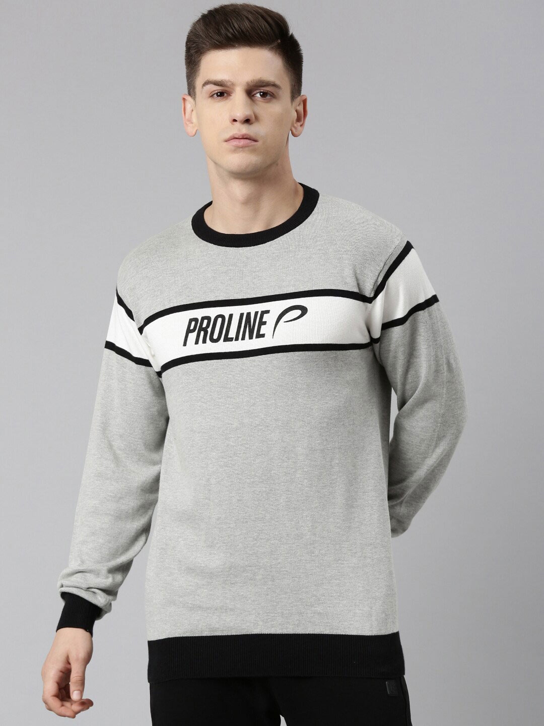 Buy Proline Active Men Typography Printed Cotton Pullover Sweaters for Men 21533492 Myntra