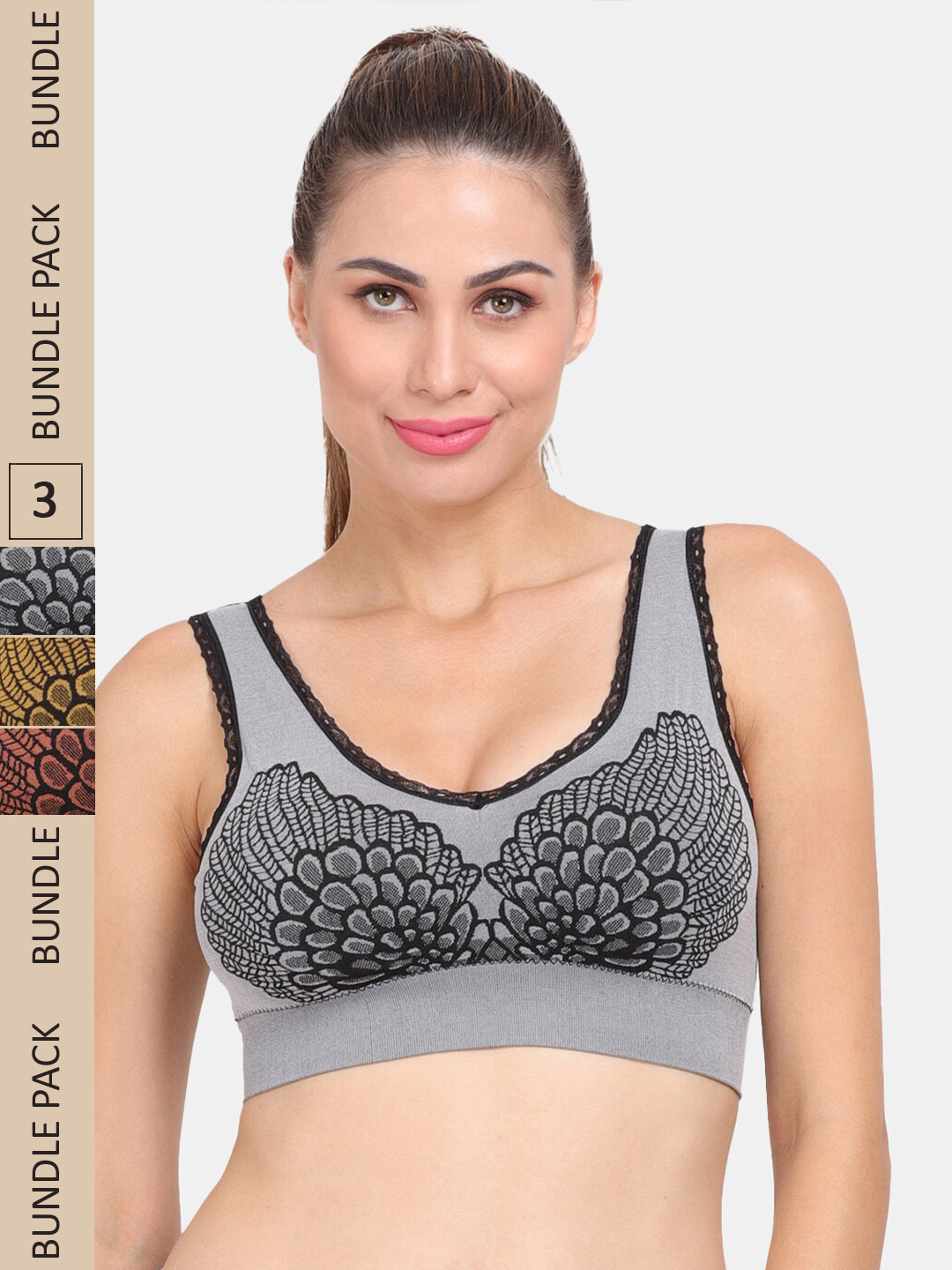 Amour Secret Floral Lightly Padded Bra