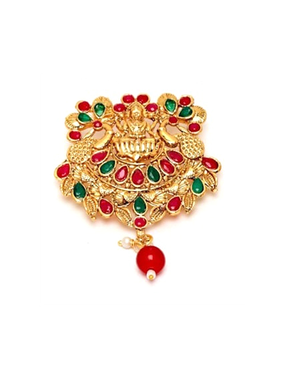 Sanjog Jadai South Indian Juda Bun Comb Pin Billai Hair Brooch with Hook
