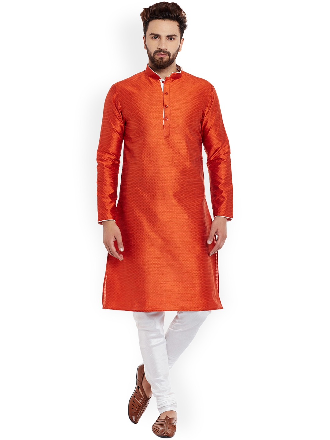 Larwa men's kurta deals and churidar set