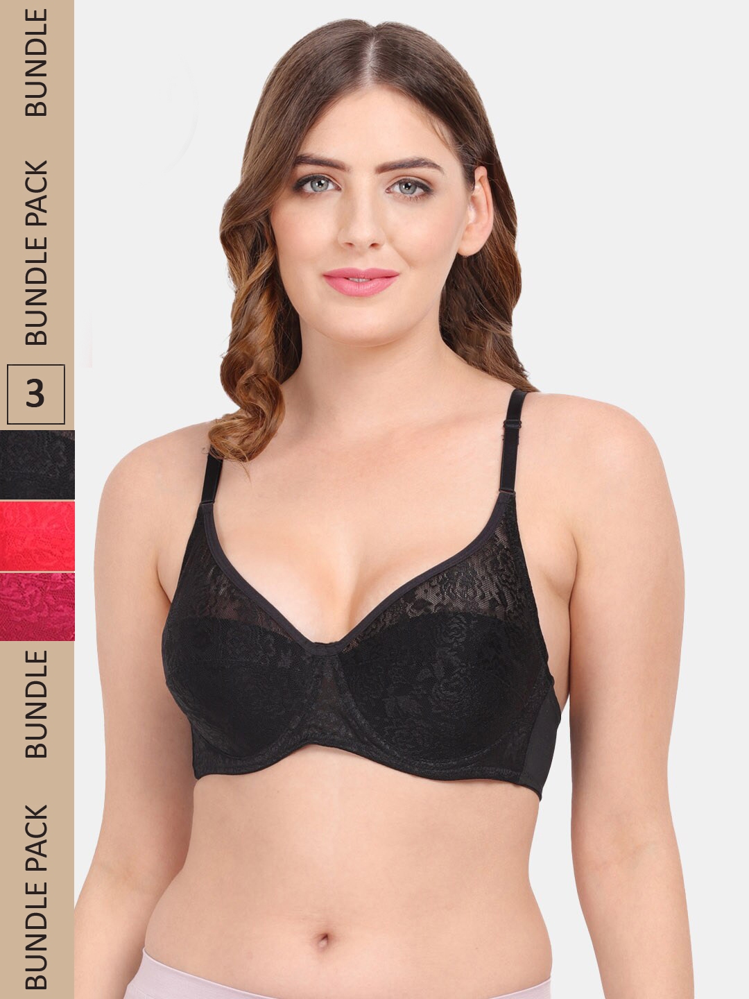 Pack of 2 Lightly Padded Push-Up Bra