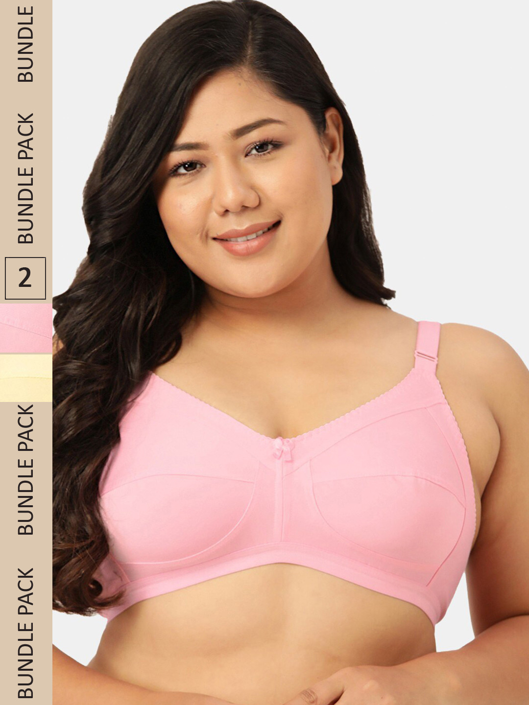 Sztori Pack of 2 Non-Wired Non-Padded Bra SZ-P-CONCENT-SKN-PK-2
