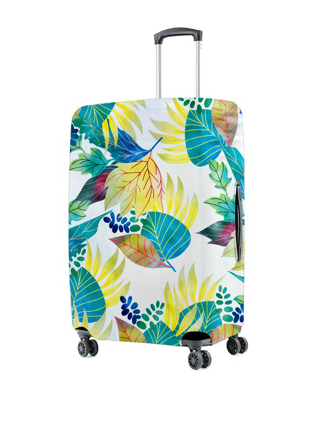 Cortina Leaf Printed Protective Medium Trolley Bag Cover