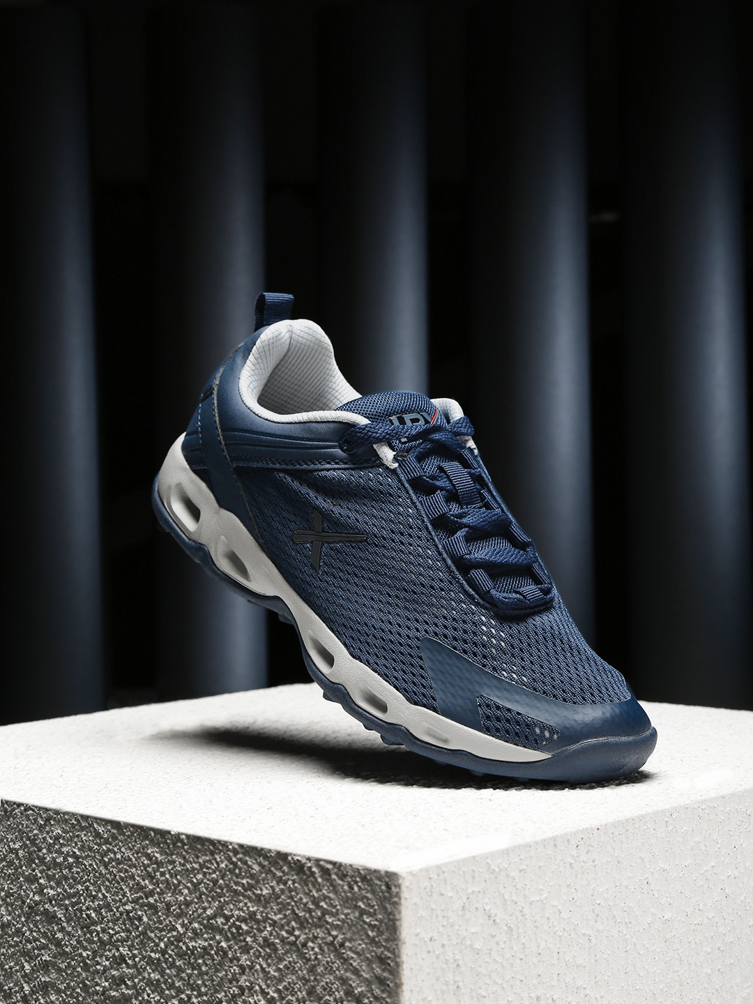 hrx navy blue running shoes