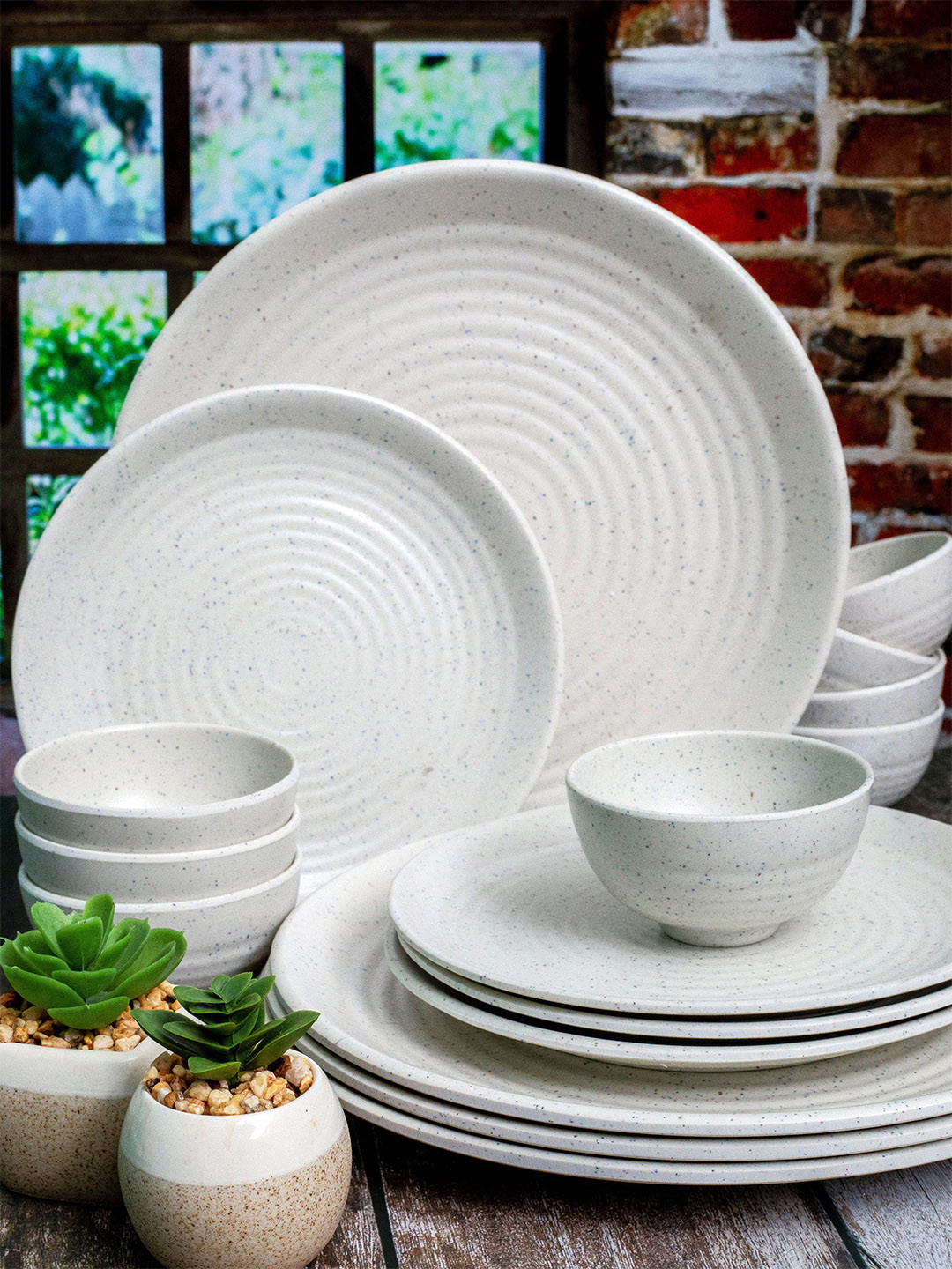 12 Piece Dinner Ecology Ottawa Calico Dinner Set Ecology 12 Piece