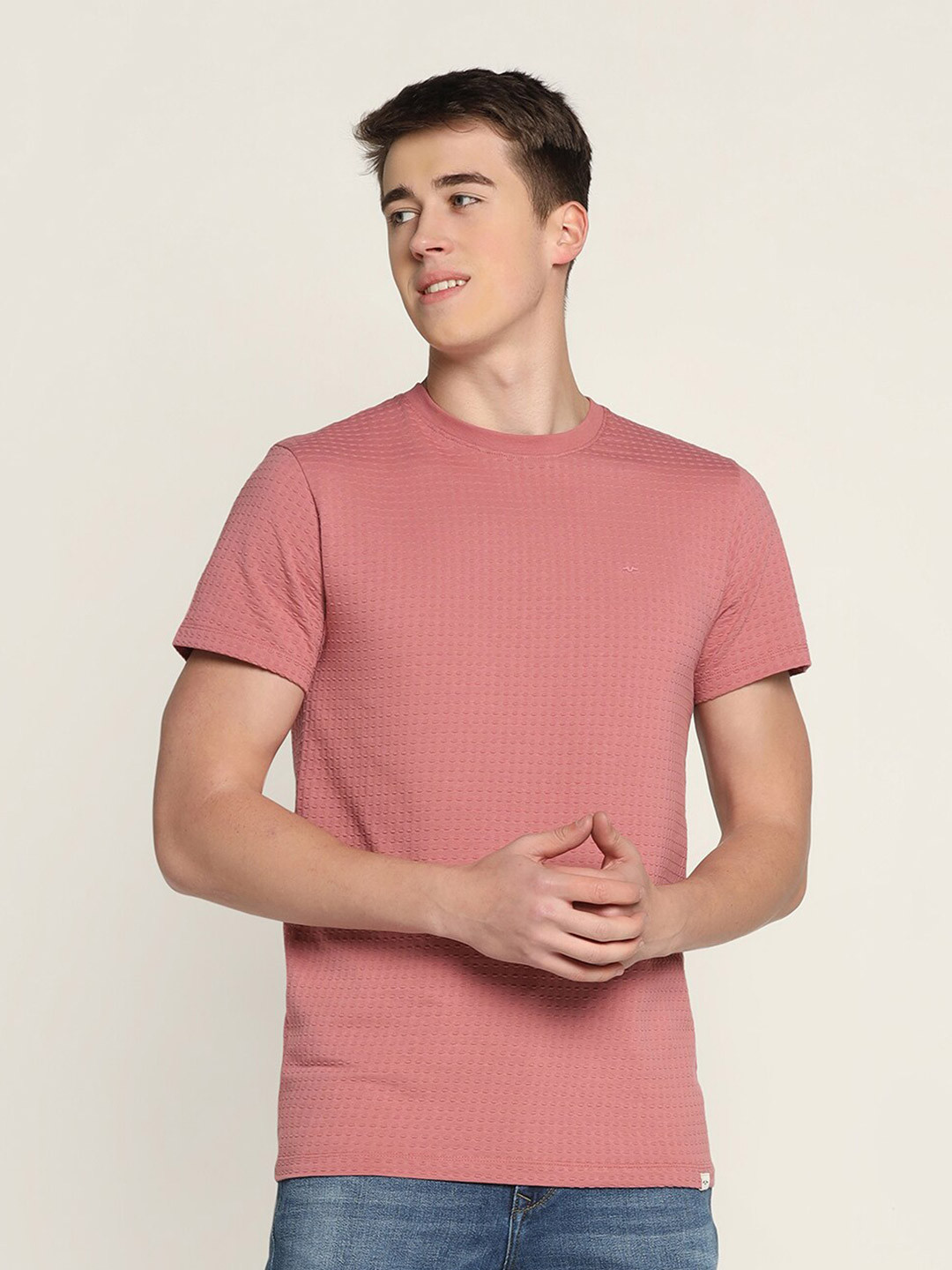 Blackberrys Men Mercerized Crew Neck Tshirt