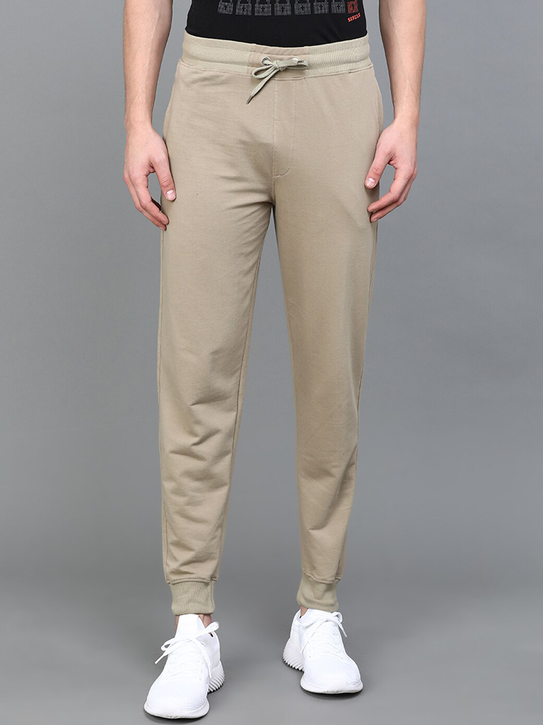 Urban Dog Men Solid Pure Cotton Regular Fit Joggers