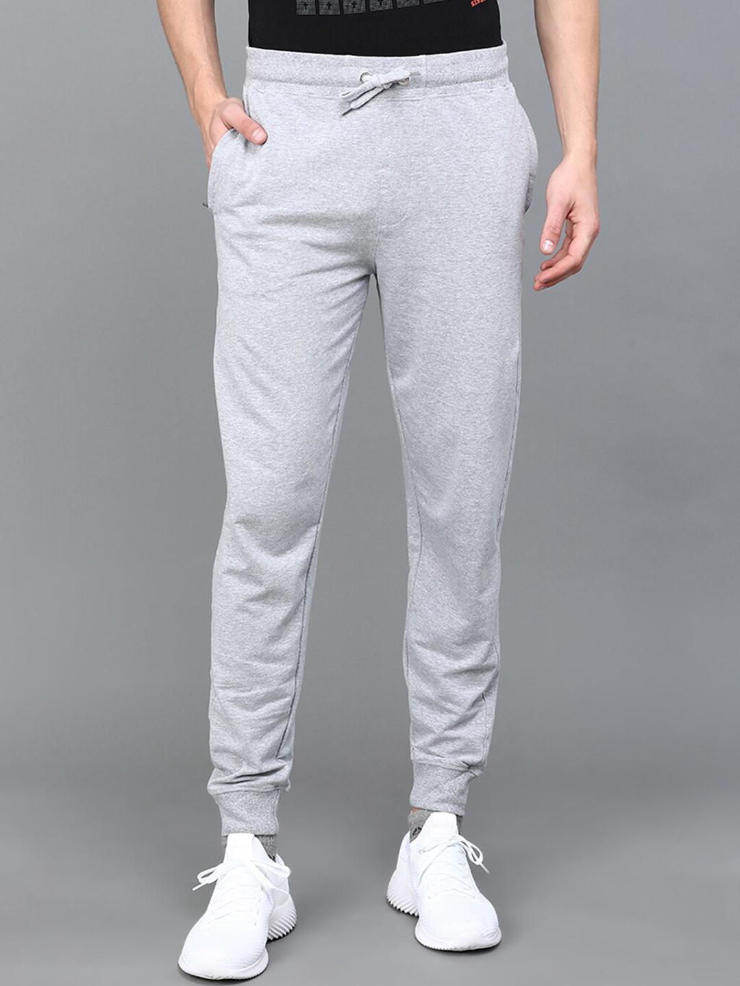 Urban Dog Men Pure Cotton Drawstring Joggers