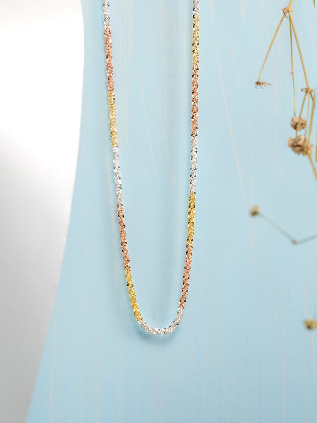 Zavya Sterling Silver Rhodium-Plated Chain