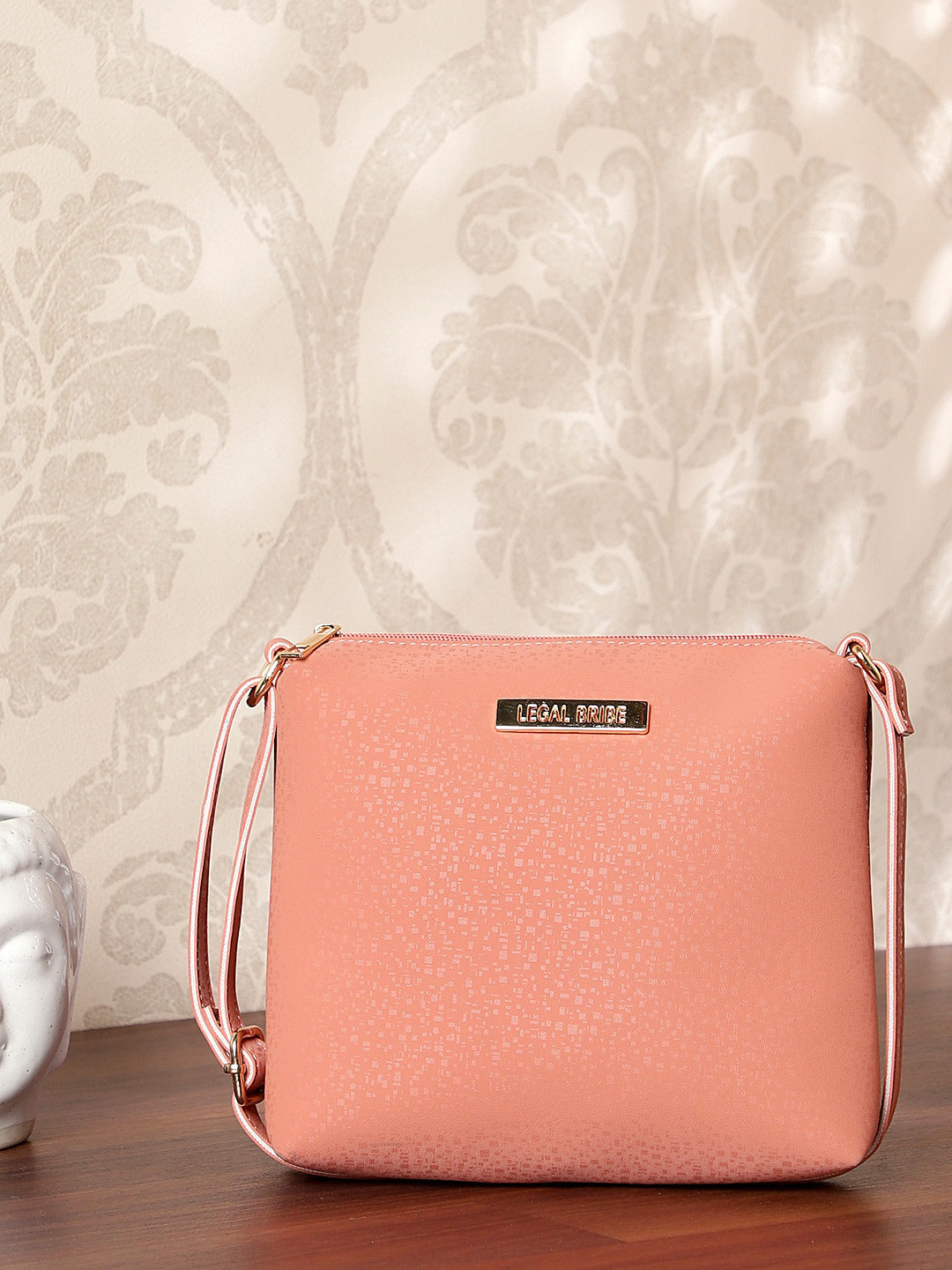 LEGAL BRIBE Geometric Printed PU Shopper Handheld Bag