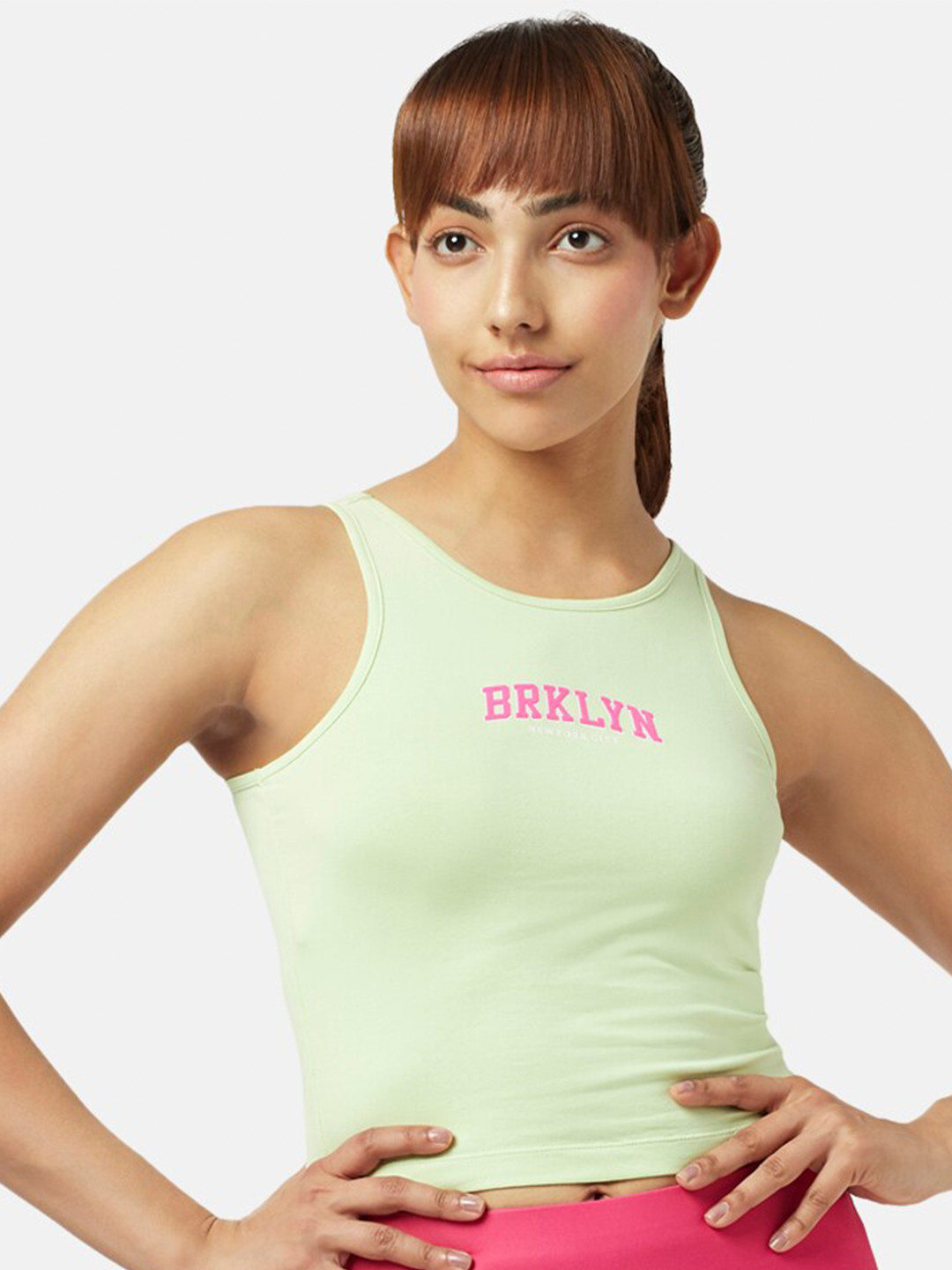 Ajile by Pantaloons Print Tank Crop Top