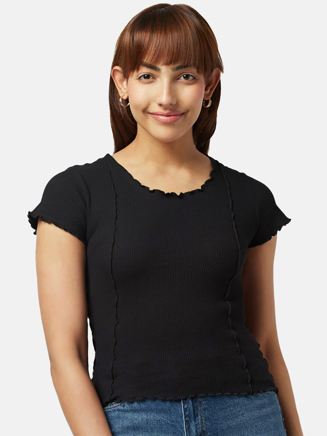 People Cotton Knitted Top