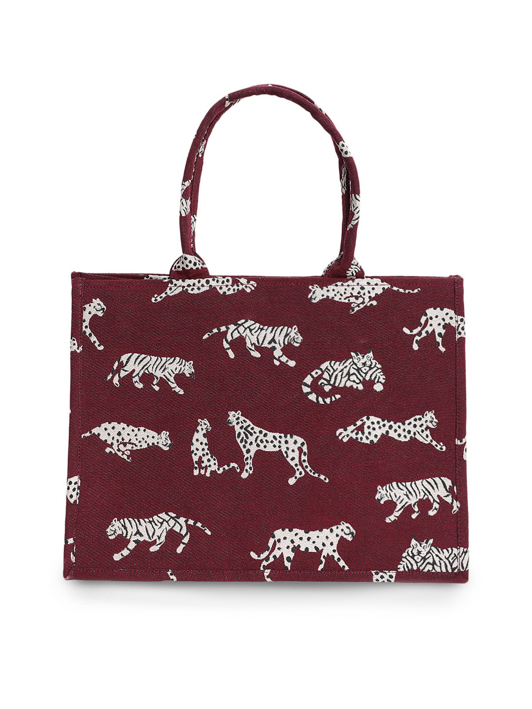 BLANC9 GraphicPrinted Structured Handheld Bag