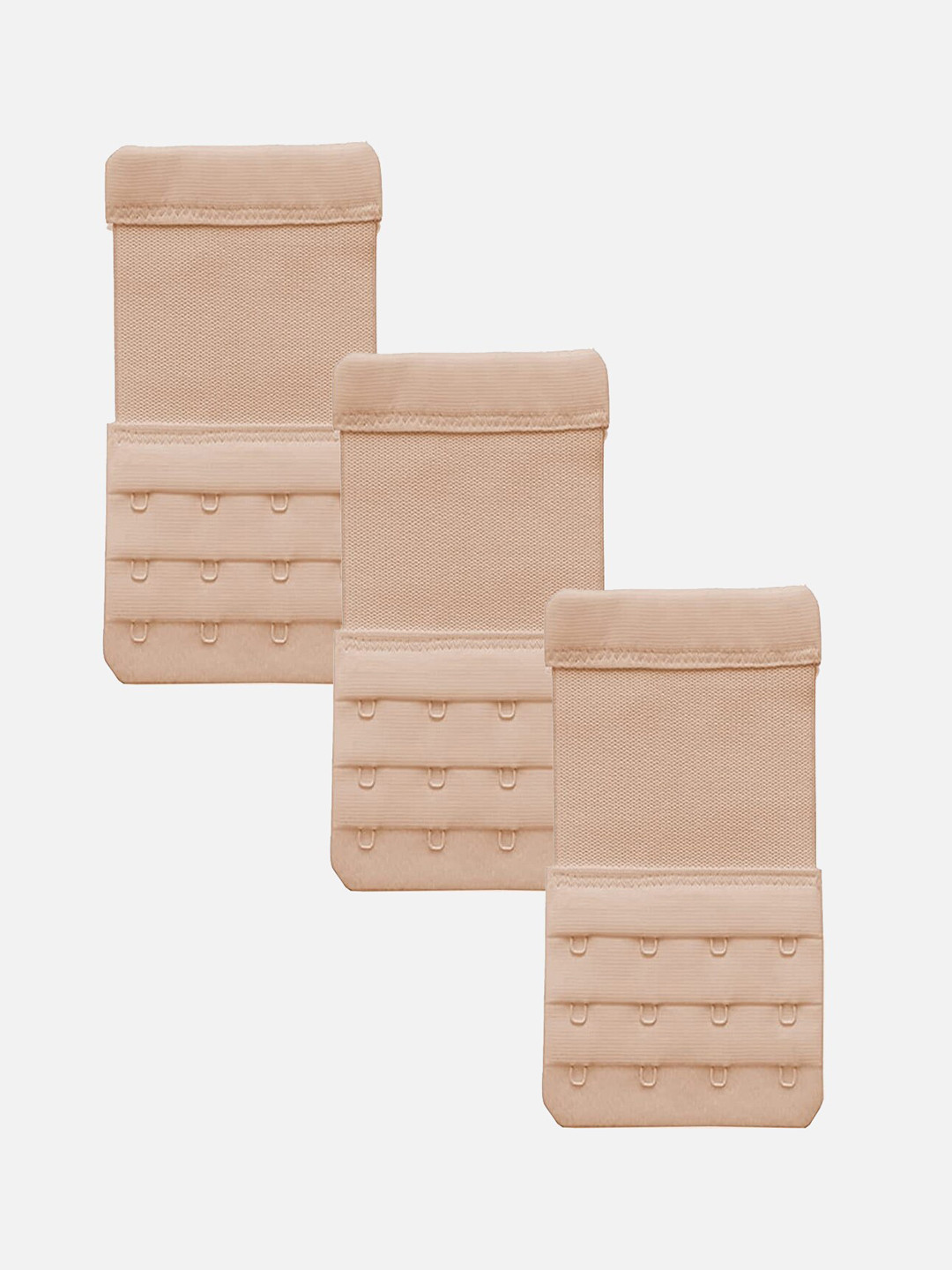 StyFun Pack of 3 Stretchy 4 Hook 4 Eye Bra Extenders
