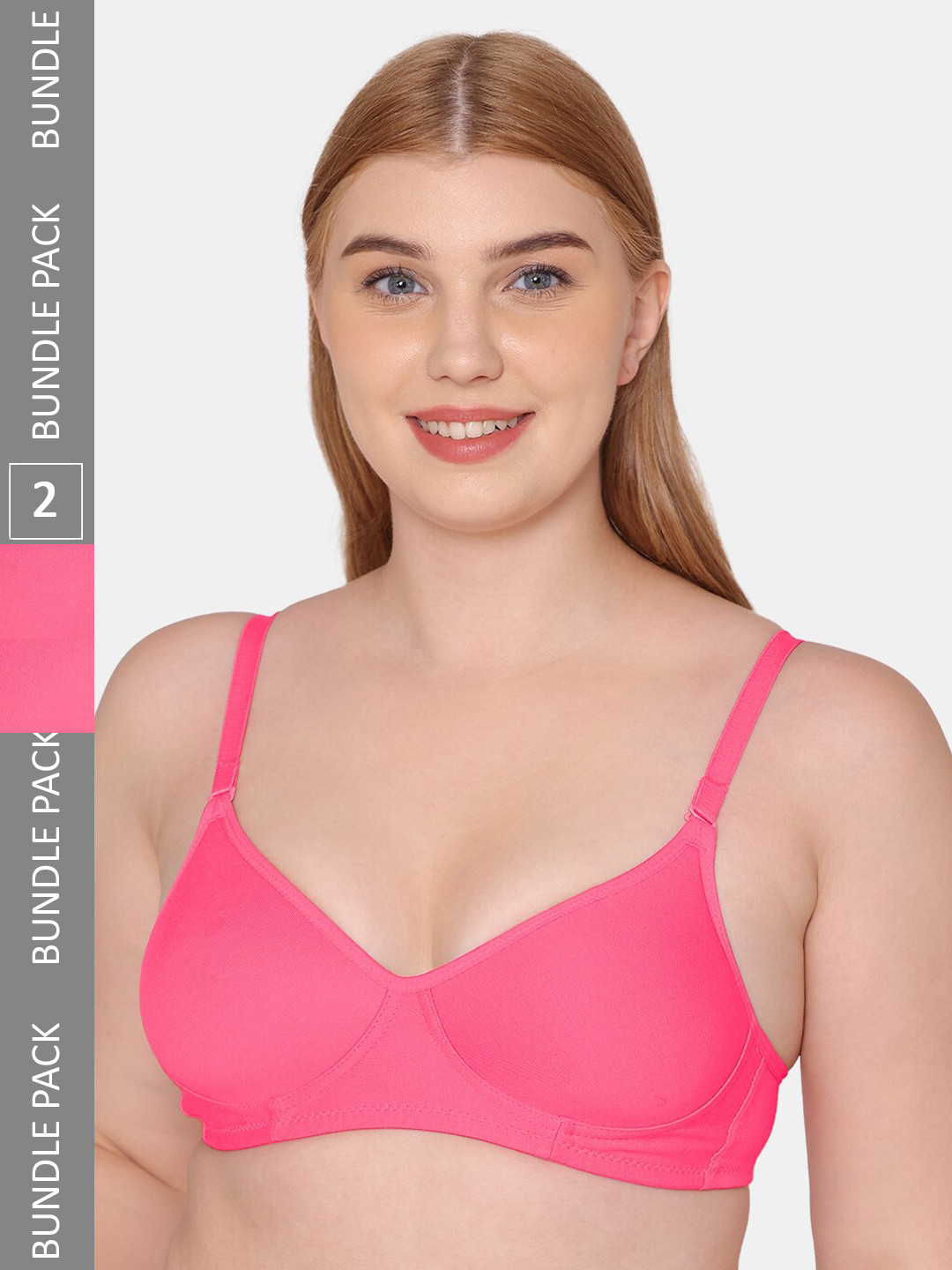 Tweens Pack of 2 Medium Padded Full Coverage Tshirt Bra
