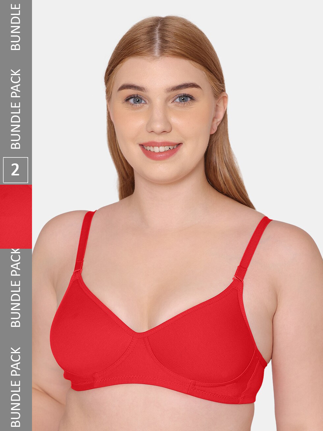 Tweens Pack of 2 Medium Padded Full Coverage Tshirt Bra