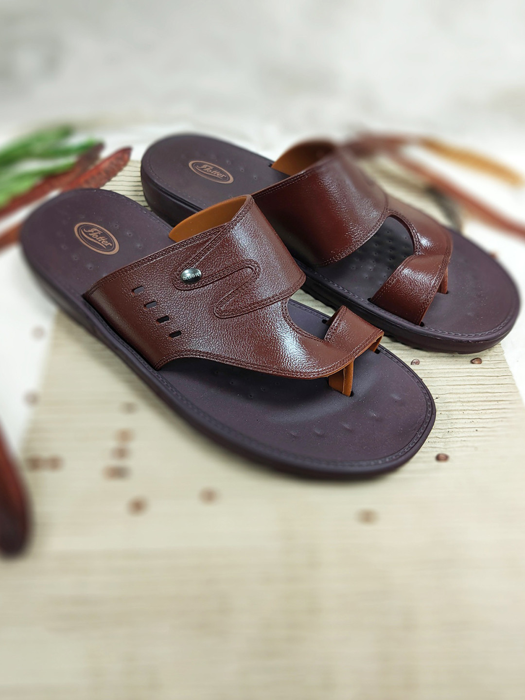 Action Plus Men Rubber Flip Flops