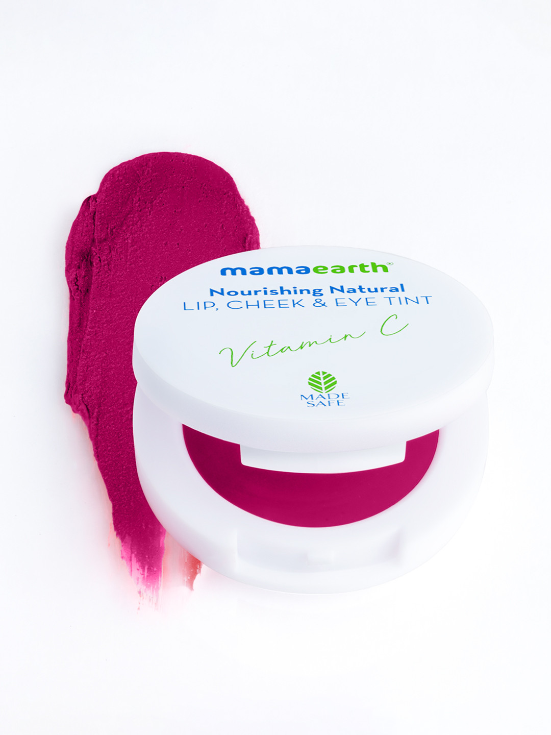 Mamaearth Nourishing Natural Lip Cheek & Eye Tint with Vitamin C & Rose 4g - Rose Pink 03